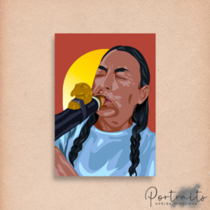 poster intiplumazul "amanecer" illustration vectorielle