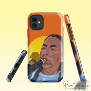 coque d'iphone® rigide poster intiplumazul "amanecer" illustration vectorielle